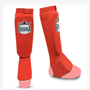 Espinilleras tubulares Rojas