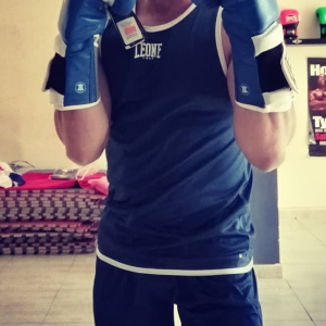 Conjunto reversible rojo/azul